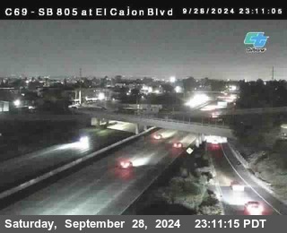 SB 805 at El Cajon Blvd (On Ramp)