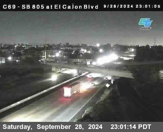 SB 805 at El Cajon Blvd (On Ramp)