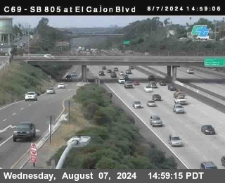 SB 805 at El Cajon Blvd (On Ramp)