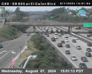 SB 805 at El Cajon Blvd (On Ramp)