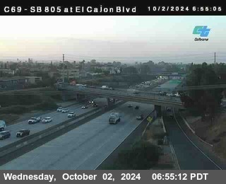 SB 805 at El Cajon Blvd (On Ramp)