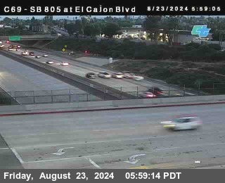 SB 805 at El Cajon Blvd (On Ramp)