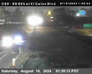 SB 805 at El Cajon Blvd (On Ramp)