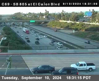 SB 805 at El Cajon Blvd (On Ramp)