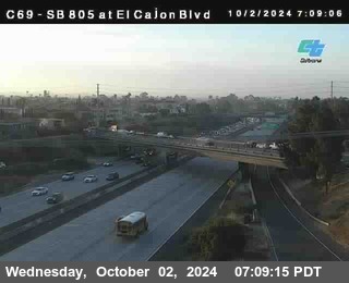 SB 805 at El Cajon Blvd (On Ramp)