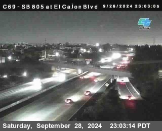 SB 805 at El Cajon Blvd (On Ramp)