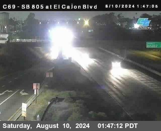 SB 805 at El Cajon Blvd (On Ramp)