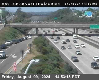 SB 805 at El Cajon Blvd (On Ramp)