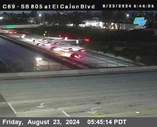 SB 805 at El Cajon Blvd (On Ramp)