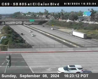 SB 805 at El Cajon Blvd (On Ramp)