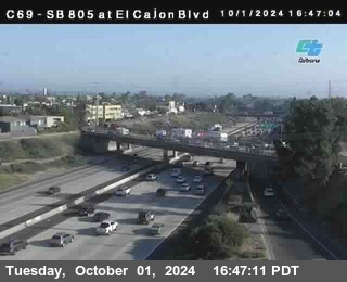 SB 805 at El Cajon Blvd (On Ramp)