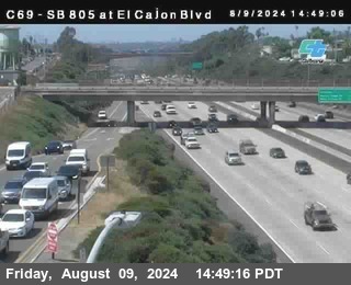 SB 805 at El Cajon Blvd (On Ramp)