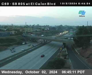 SB 805 at El Cajon Blvd (On Ramp)