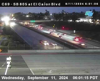 SB 805 at El Cajon Blvd (On Ramp)