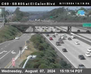 SB 805 at El Cajon Blvd (On Ramp)