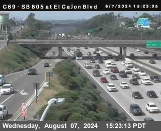 SB 805 at El Cajon Blvd (On Ramp)