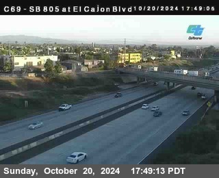 SB 805 at El Cajon Blvd (On Ramp)