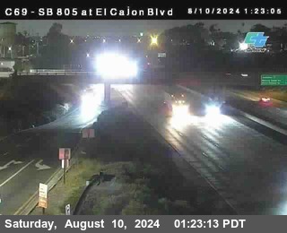 SB 805 at El Cajon Blvd (On Ramp)