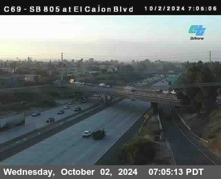 SB 805 at El Cajon Blvd (On Ramp)