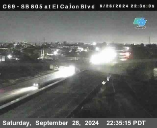 SB 805 at El Cajon Blvd (On Ramp)