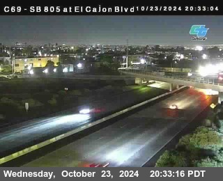 SB 805 at El Cajon Blvd (On Ramp)