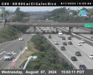 SB 805 at El Cajon Blvd (On Ramp)