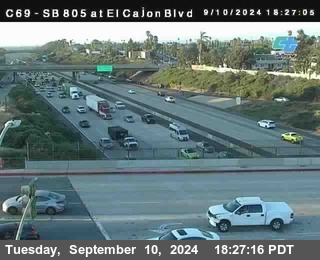 SB 805 at El Cajon Blvd (On Ramp)