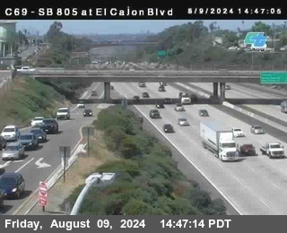 SB 805 at El Cajon Blvd (On Ramp)