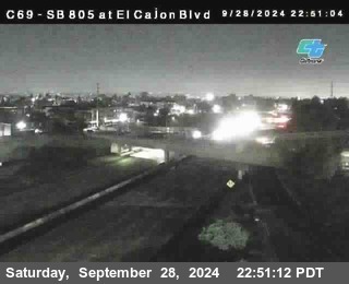 SB 805 at El Cajon Blvd (On Ramp)