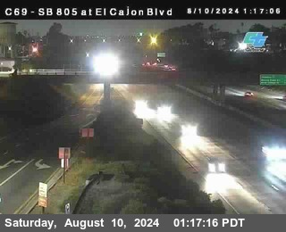 SB 805 at El Cajon Blvd (On Ramp)