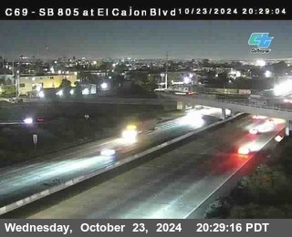 SB 805 at El Cajon Blvd (On Ramp)