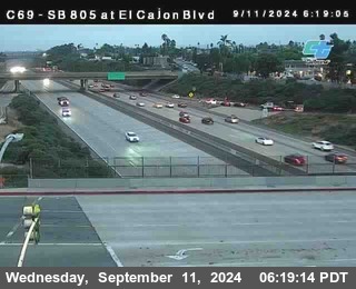 SB 805 at El Cajon Blvd (On Ramp)