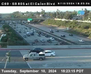 SB 805 at El Cajon Blvd (On Ramp)