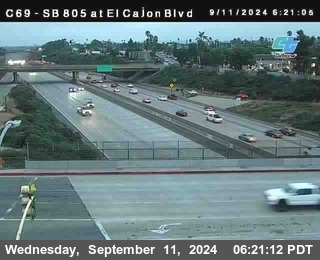 SB 805 at El Cajon Blvd (On Ramp)