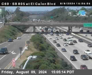 SB 805 at El Cajon Blvd (On Ramp)