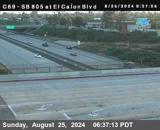 SB 805 at El Cajon Blvd (On Ramp)