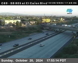 SB 805 at El Cajon Blvd (On Ramp)