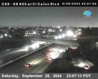 SB 805 at El Cajon Blvd (On Ramp)