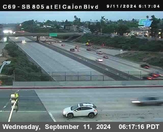 SB 805 at El Cajon Blvd (On Ramp)