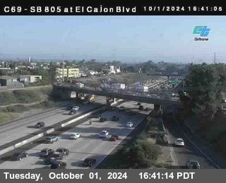 SB 805 at El Cajon Blvd (On Ramp)