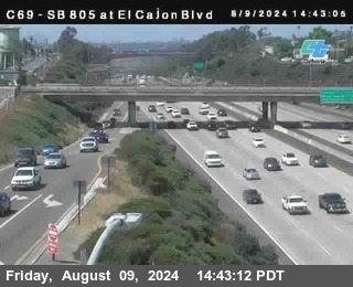 SB 805 at El Cajon Blvd (On Ramp)