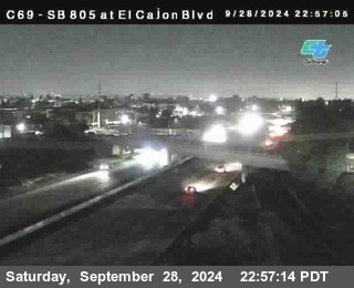 SB 805 at El Cajon Blvd (On Ramp)