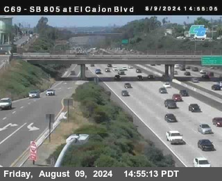 SB 805 at El Cajon Blvd (On Ramp)