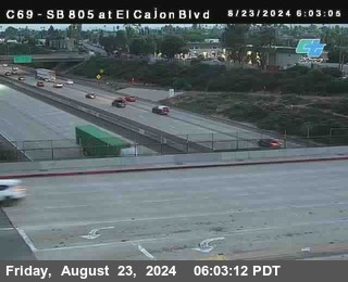 SB 805 at El Cajon Blvd (On Ramp)