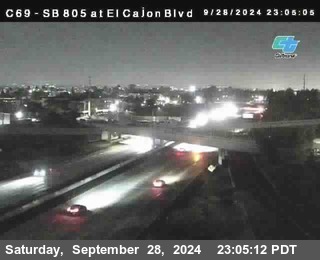 SB 805 at El Cajon Blvd (On Ramp)