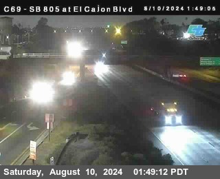 SB 805 at El Cajon Blvd (On Ramp)