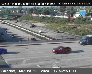 SB 805 at El Cajon Blvd (On Ramp)