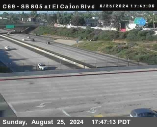 SB 805 at El Cajon Blvd (On Ramp)