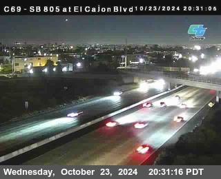 SB 805 at El Cajon Blvd (On Ramp)