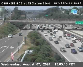 SB 805 at El Cajon Blvd (On Ramp)